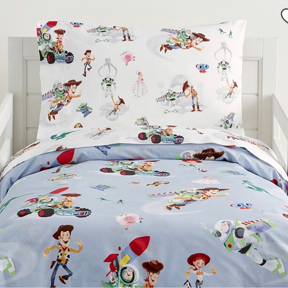 Pottery Barn Toy Story Toddler Bed Duvet Cover